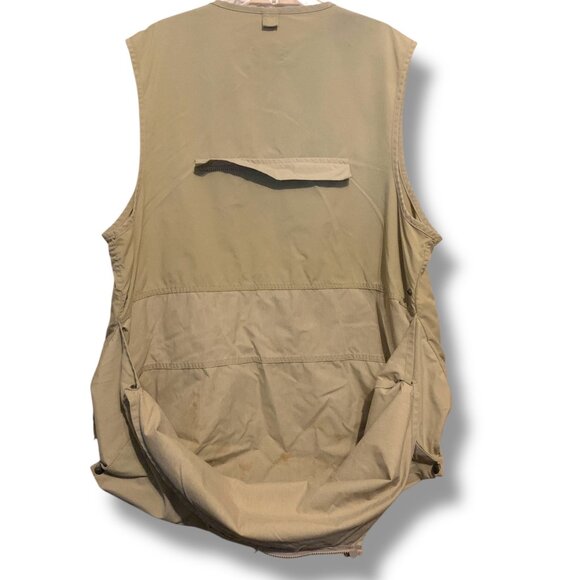 Vintage Cabela’s Hunting Fishing Safari Jacket 2XL Thrashed - Picture 6 of 16